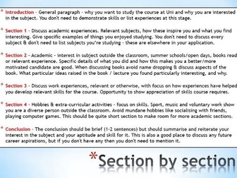 Personal statement social work example image