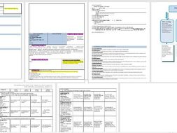 General French Unit or lesson plan template with assessment tracking ...