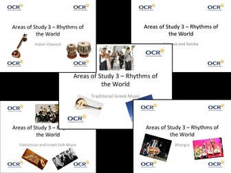 OCR GCSE Music - "Rhythms of the World" BUNDLE