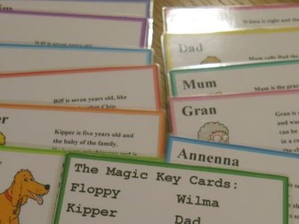 Biff, Chip and Kipper cards for KS1 and KS2