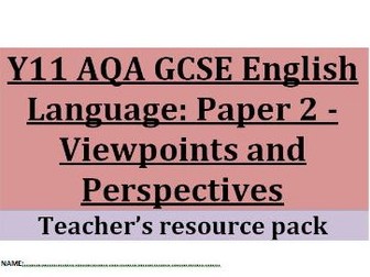 AQA Viewpoints and Perspectives: Booklet of sources with tasks and mock paper + guided mock paper