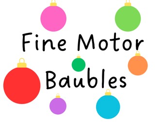 Fine Motor Baubles