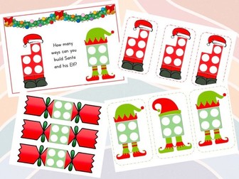 Christmas Themed Composition of 4 and 5