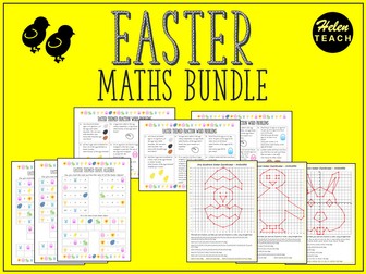 Easter Maths BUNDLE Differentiated Worksheets