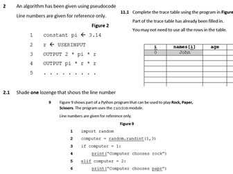 AQA GCSE Comp Sci (8525-Python)-baseline