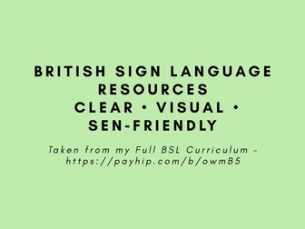 BSL Numbers 1–20 Practice Worksheet (Beginner Free Resource) - Module 3