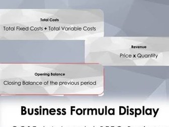 Business Finance Formula Sheet