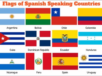 Spanish - Flags Lesson