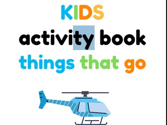 Kids Interior – Airplane Activity Book