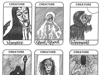 Horror Story Cards