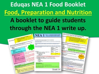 NEA 1 Eduqas Booklet/Workbook/Coursework guidance