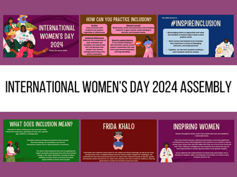 International Women's Day 2024 Assembly