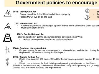 American West GCSE revision  (narrative account)