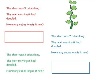 Jack and the Beanstalk Doubling Problem Solving