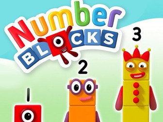 Early Years Number Blocks Display Banner.