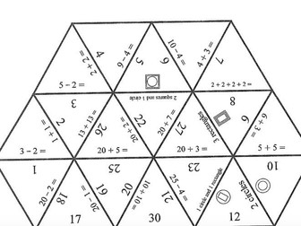 Addition, Subtraction, Multiplication, Division, Fractions  and Extension questions Tarsia puzzles