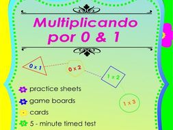 Multiplicando Por 0/1 - Free Spanish Multiplication Math Games and Lesson Plans