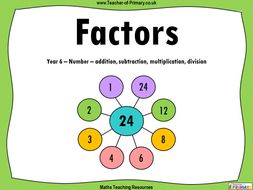 factors-year-6-teaching-resources