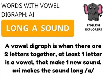 Phonics: Vowel Digraphs