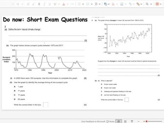 Revision lesson - Impacts of climate change on the UK _GCSE Geography