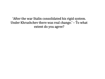 AQA Tsarist and Communist Russia