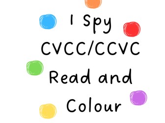 Read and Colour CCVC/CVCC