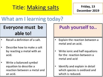 C5.4 Making a salt