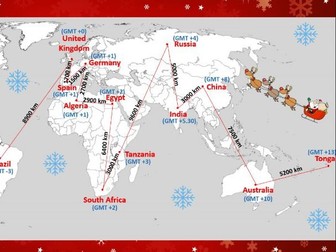 Santa's Journey- Speed Distance Time