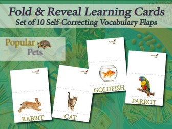 10 Flash Cards. Popular Pets