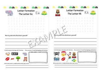 Handwriting Letter Formation Booklet