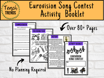 Eurovision Song Contest Activity Booklet
