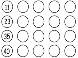 Counting Forwards and Backwards up to 100 Worksheet Bundle - 9