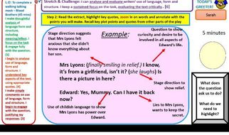 Eduqas English Lit Component 2-A Christmas Carol, Blood Brothers, Unseen Poetry-Walking Talking Mock