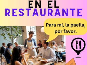 Spanish for holidays En el restaurante - At the restaurant