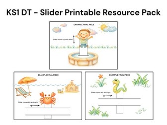 KS1 DT - Sliders printable resource pack