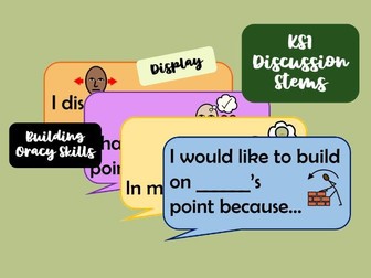 KS1 Discussion Stems *DISPLAY*