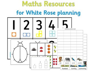 Maths Resources for White Rose/Numberblocks planning