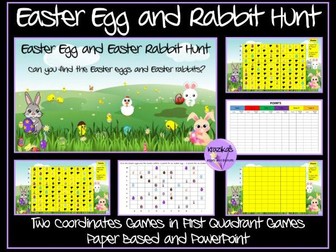 Easter Egg Hunt Coordinates Games