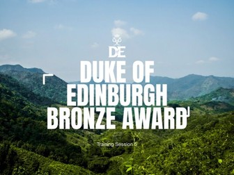 Bronze Duke of Edinburgh Training Session 5 - Basic First Aid