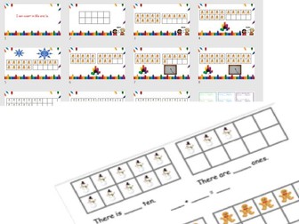 Tens and ones PowerPoint and sheet Year 1