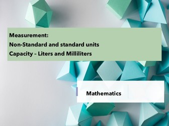 Measurement: Non-standard and standard units