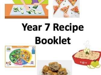 KS3 Food - Recipe Books and Work Books