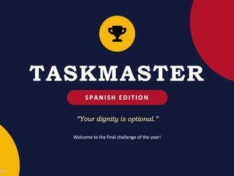 Taskmaster: Spanish Edition — End of Year Game Show Bundle