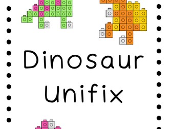 Can you build? Dinosaur Unifix cubes