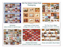 Thanksgiving 6 Board Game Bundle