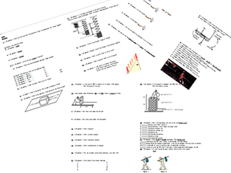 Revision Worksheet - Measurement, States of Matter, Forces, Simple Machines, Work, Energy, Power