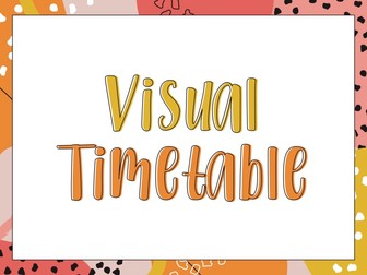 Visual Timetable