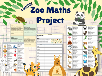 Year 6 Zoo Maths project- 5+ lessons and resources