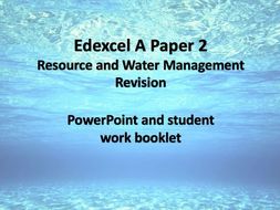 Edexcel A Resource and Water Management Revision