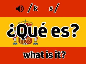 Spanish display - classroom language